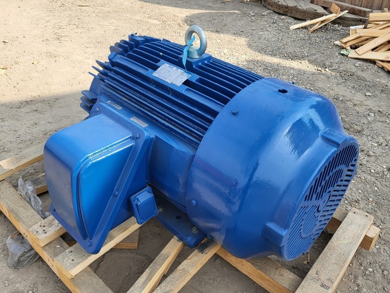 150 HP 1185 RPM Teco Westinghouse, Frame 447T, Marine duty, 575 Volts, new surplus - Image 7