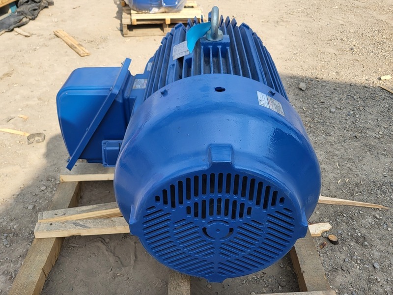 150 HP 1185 RPM Teco Westinghouse, Frame 447T, Marine duty, 575 Volts, new surplus - Image 8