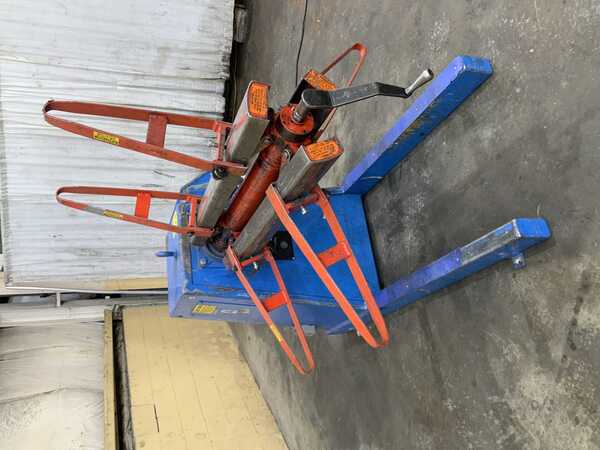 4000 lb. Press Room Equipment #PR-364000DC, motorized coil reel, 36" width, 15"-20" ID, 60" outside - Image 9