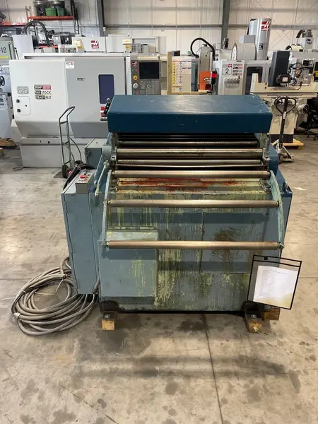 36" x .11" Egan PressPartner #S20-836, press feed straightener, 2.5" roll diameter, entry guide, pinch rolls - Image 2