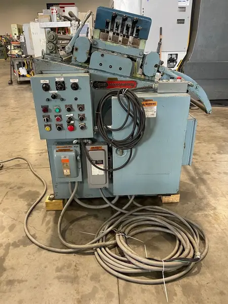 36" x .11" Egan PressPartner #S20-836, press feed straightener, 2.5" roll diameter, entry guide, pinch rolls - Image 4