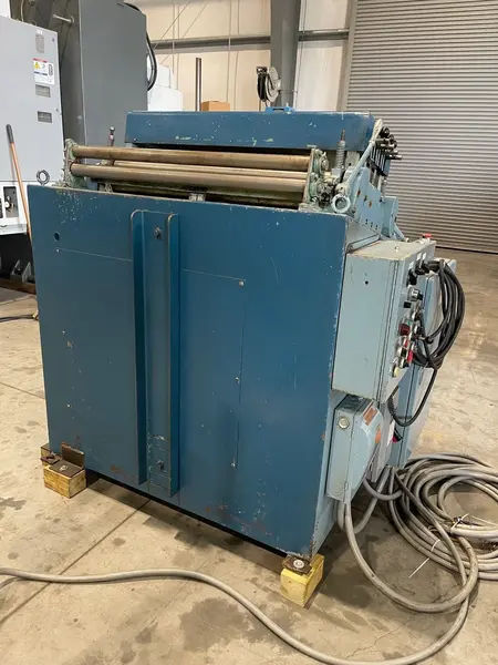 36" x .11" Egan PressPartner #S20-836, press feed straightener, 2.5" roll diameter, entry guide, pinch rolls - Image 5