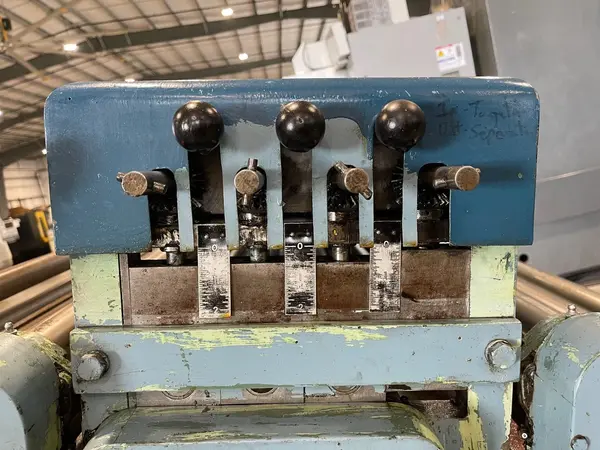 36" x .11" Egan PressPartner #S20-836, press feed straightener, 2.5" roll diameter, entry guide, pinch rolls - Image 9