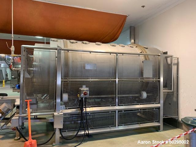 Dodman Ltd. #DST-010, Rotary Drum Vegetable Blancher, 7' 5" width x 18' 5" L x 9' 1" H Pump & Manifold, 59" - Image 7