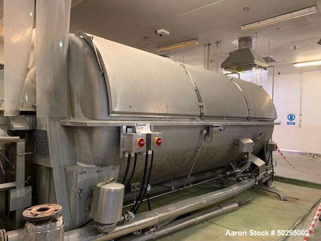 Dodman Ltd. #DST-010, Rotary Drum Vegetable Blancher, 7' 5" width x 18' 5" L x 9' 1" H Pump & Manifold, 59" - Image 9