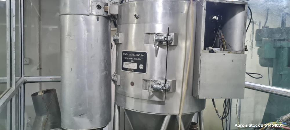 Bowen Engineering #BLSA, Laboratory Spray Dryer, Stainless Steel, 30" diameter x 28" straight side x 30" - Image 2
