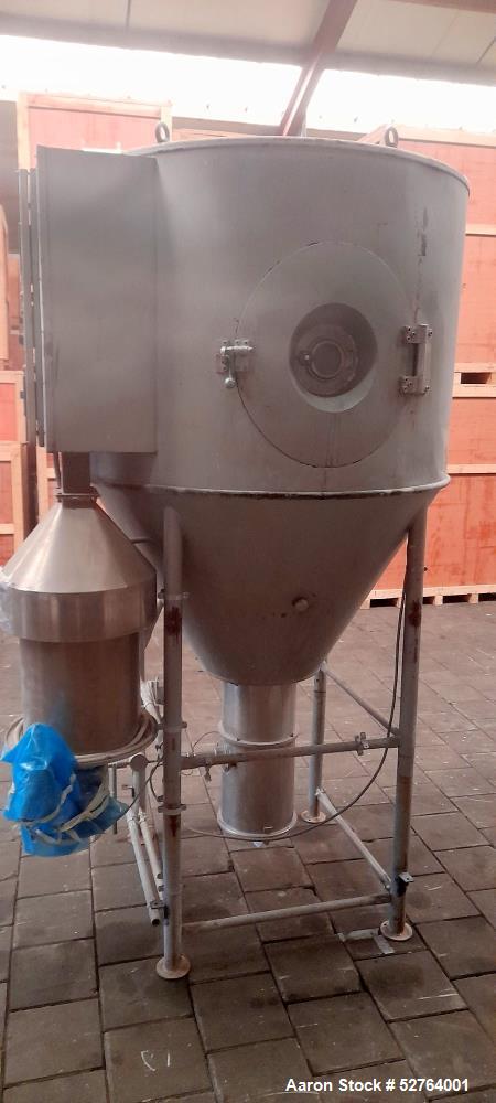GEA Niro #Production-Minor, Spray Dryer, Stainless Steel, 46.8" diameter x 31.2" straight side x 31.2" cone - Image 9