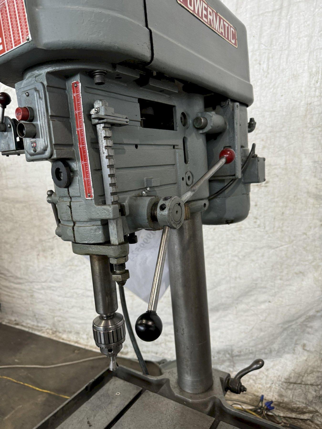 10" Powermatic #1200, drill press, 2 HP, 125-2000 RPM, 2-3/4" quill diameter, 19-3/4" x 21-1/4" table - Image 6