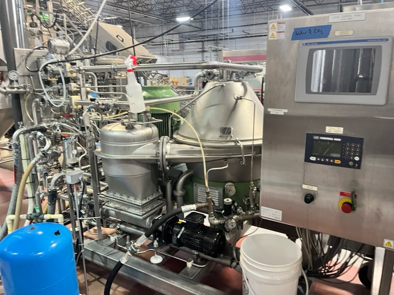 GEA, Westfalia #GSC45-06-177, clarifier, 25 HP, belt driven, VFD controls, serial #1727-409 - Image 2