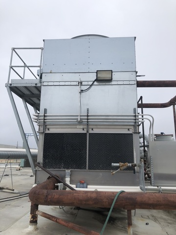 547 Ton, Evapco #4T29918, cooling tower, (2) 20 HP fans, serial #14587447 - Image 6