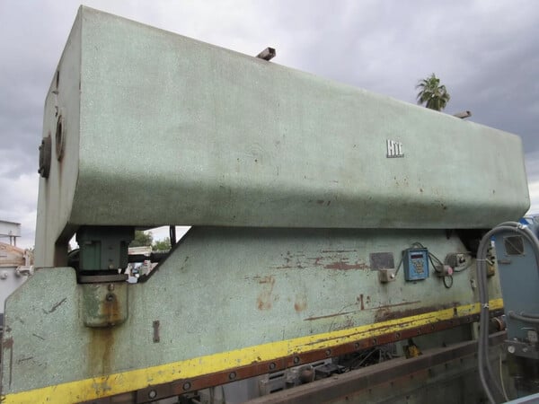 150 Ton, HTC #12FM-150, press brake, 12' overall, Autogage A 24 Back Gauge - Image 7