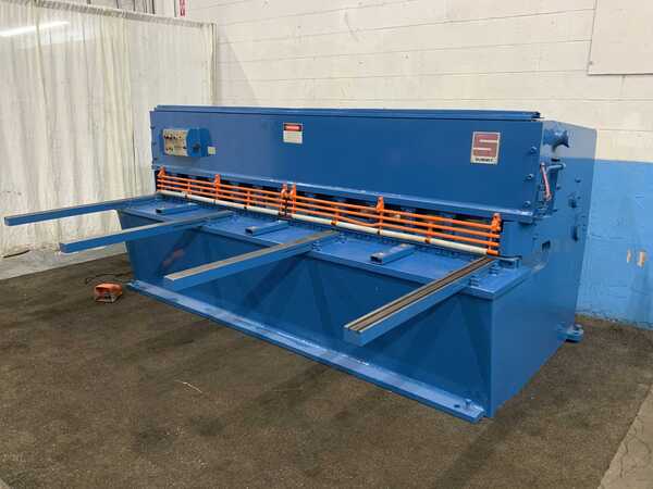 1/4" x 10' Summit #10x1/4, hydraulic squaring shear, 12" throat, 13 hydraulic hold downs, 15 HP - Image 1