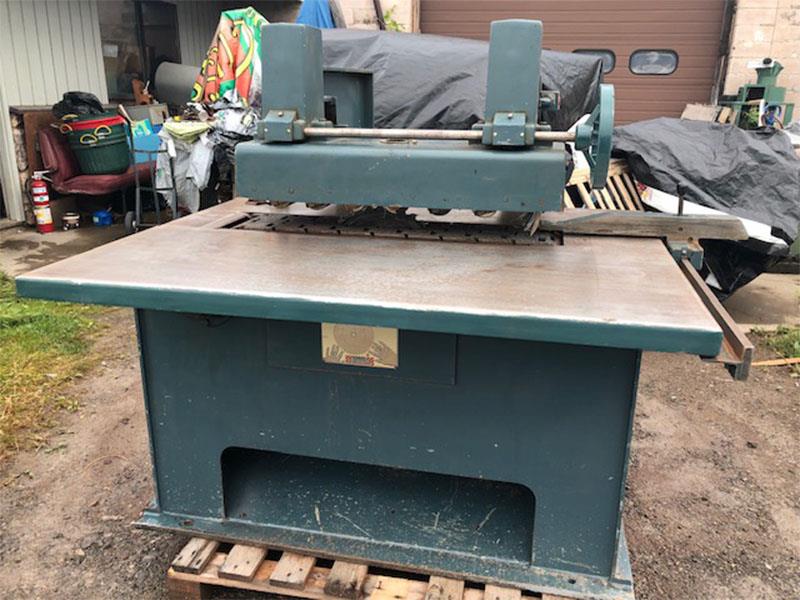 Diehl #SL-55, single blade straight line rip-saw, 15 HP, 2" arbor, 16" blade, 30-120 FPM, automatic drip - Image 1