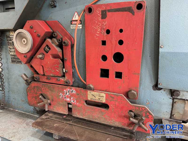 8" x 8" x 3/4" Kingsland #XS, hydraulic ironworker, 175 ton, 24" throat, 15 HP - Image 5