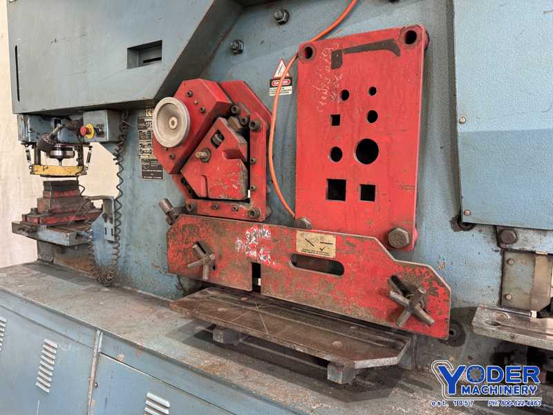 8" x 8" x 3/4" Kingsland #XS, hydraulic ironworker, 175 ton, 24" throat, 15 HP - Image 9