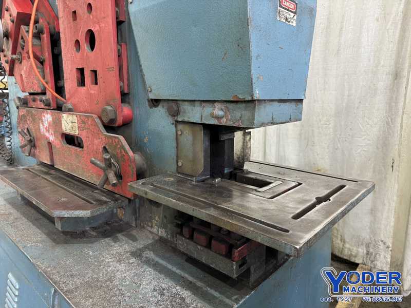 8" x 8" x 3/4" Kingsland #XS, hydraulic ironworker, 175 ton, 24" throat, 15 HP - Image 10