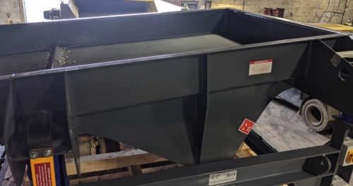 48" wide x 10' long, Model VF1200x3000, vibratory conveyor, tapering design discharge, new - Image 1