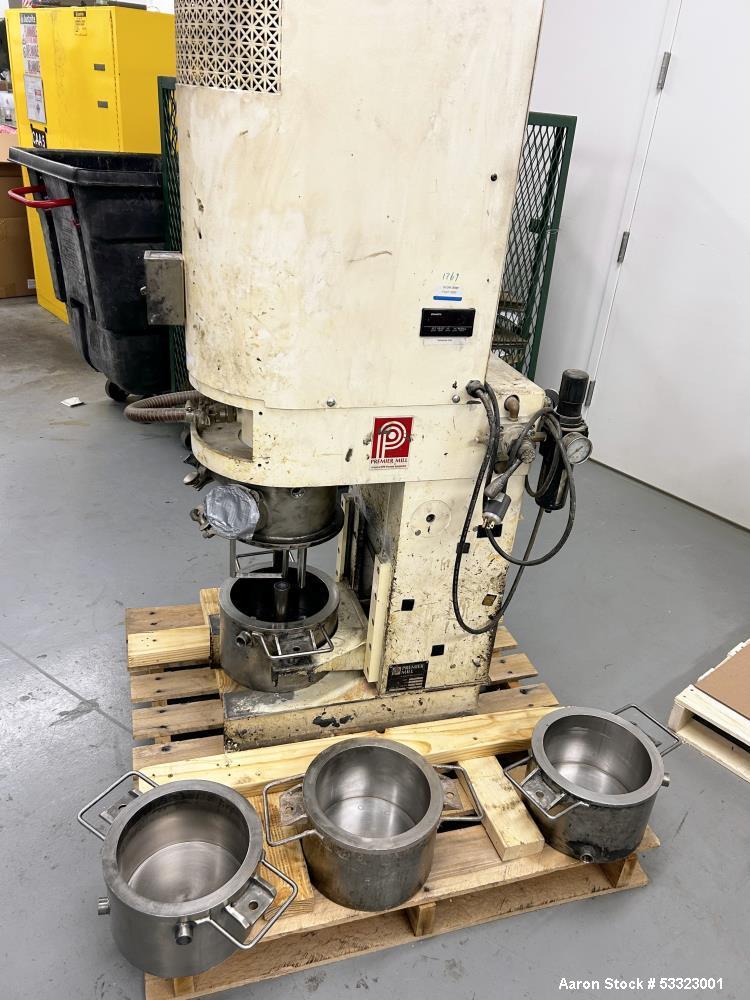 Premier Mill #PLM5, Planetary Mixers, Stainless Steel, 5 liter total capacity, 3 liter work capacity, 8.5" - Image 1