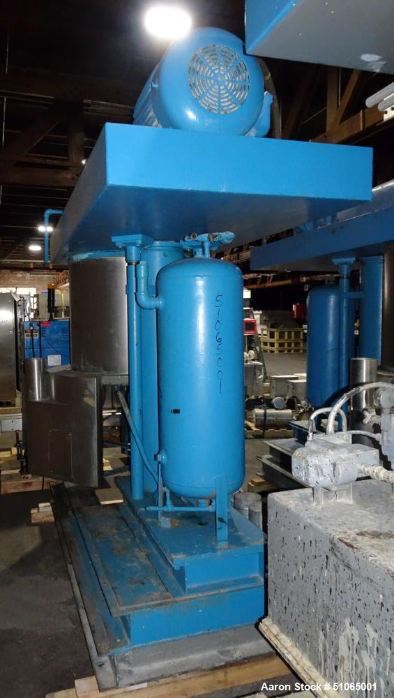 100 gallon Ross #HDM-100, Double Planetary Mixer, Stainless Steel, 10-100 gallon, (2) Stirrers, 34" diameter - Image 5