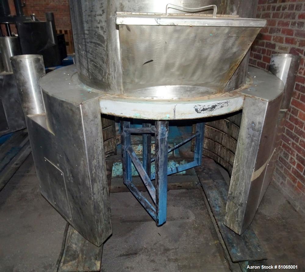 100 gallon Ross #HDM-100, Double Planetary Mixer, Stainless Steel, 10-100 gallon, (2) Stirrers, 34" diameter - Image 6