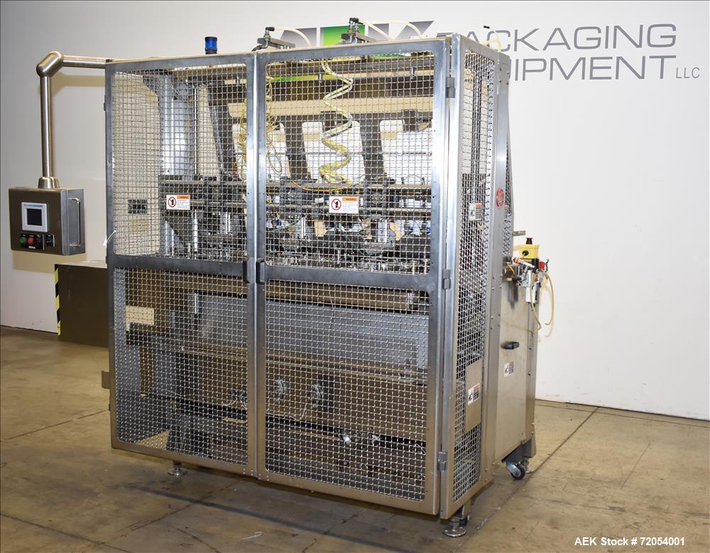 Adco #AFHXX-40-3, Triseal Carton Former, three-head, tab-lock style hooded trays, 17" L x 8" width x 4" depth - Image 2
