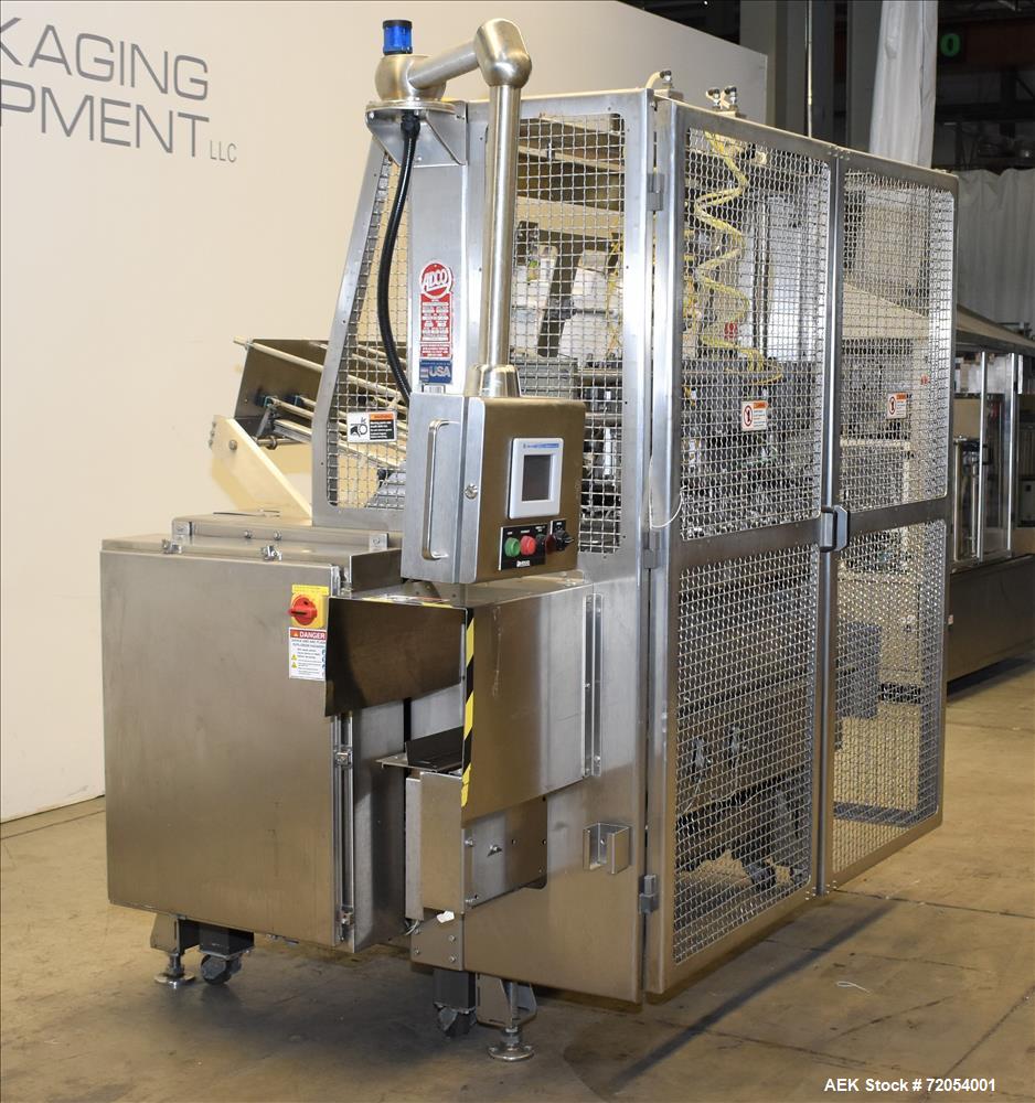 Adco #AFHXX-40-3, Triseal Carton Former, three-head, tab-lock style hooded trays, 17" L x 8" width x 4" depth - Image 3