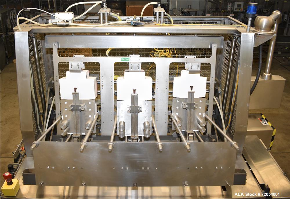Adco #AFHXX-40-3, Triseal Carton Former, three-head, tab-lock style hooded trays, 17" L x 8" width x 4" depth - Image 6