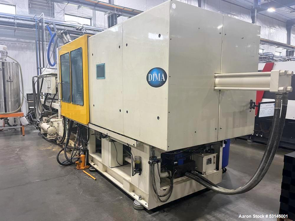 650 Ton, 92 oz., DS Machinery #DMT-650, Dima Injection Mold Machine, 33" max Opening stroke, 16.5"-35" Mold - Image 2