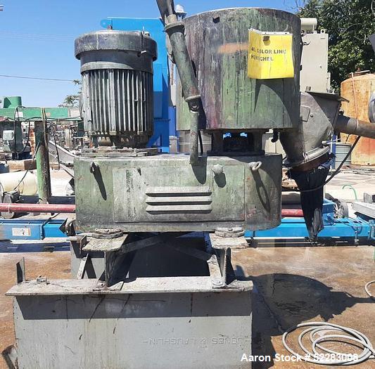 100 liter Prodex/Henschel #35JSS, High Intensity Mixer, Carbon Steel, 24" diameter x 24" deep, 2-tier blades - Image 1