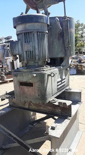 100 liter Prodex/Henschel #35JSS, High Intensity Mixer, Carbon Steel, 24" diameter x 24" deep, 2-tier blades - Image 2