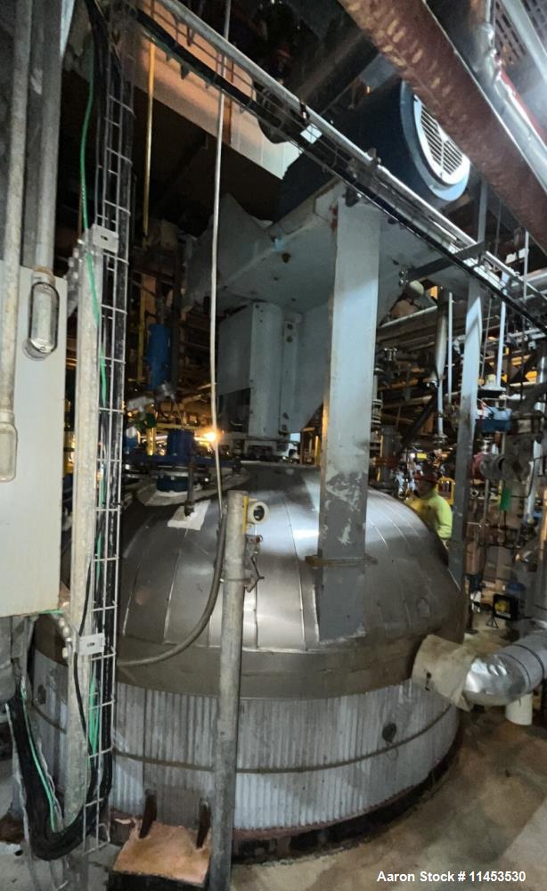 5000 gallon 3V Tech #BE5000, Glass Lined Reactor, 108" diameter x 110" straight side, 90/FV psi @ 400°F - Image 4