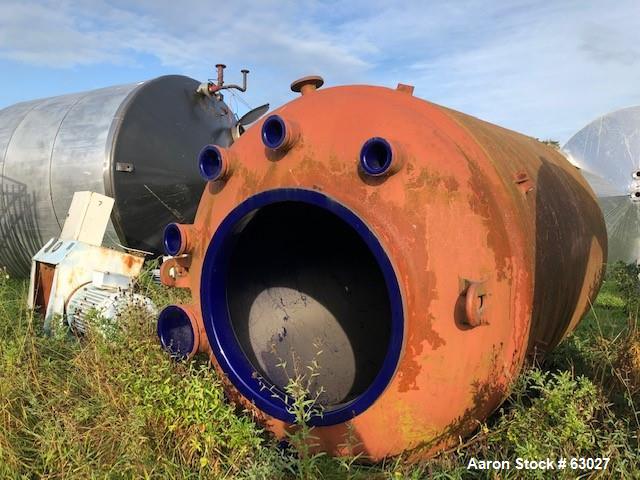 2120 gallon Pfaudler #E8000, Glass Lined Reactor, 6' 5" diameter x 11' 6" H, 90 psi @ 392&deg;F Jacket, 120 RPM - Image 7