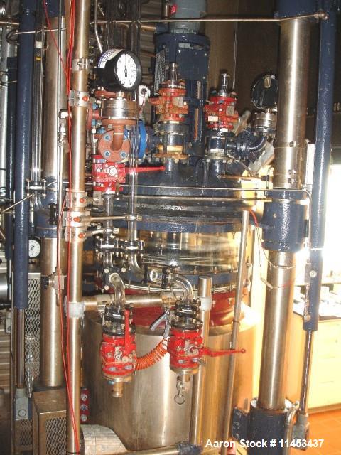 42.2 gallon R & M Italia, Glass Reactor Train w/Glass Lined Reactor, Vertical, 150/FV psi @ 356&deg;F Internal - Image 5