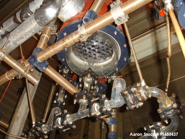 42.2 gallon R & M Italia, Glass Reactor Train w/Glass Lined Reactor, Vertical, 150/FV psi @ 356&deg;F Internal - Image 7