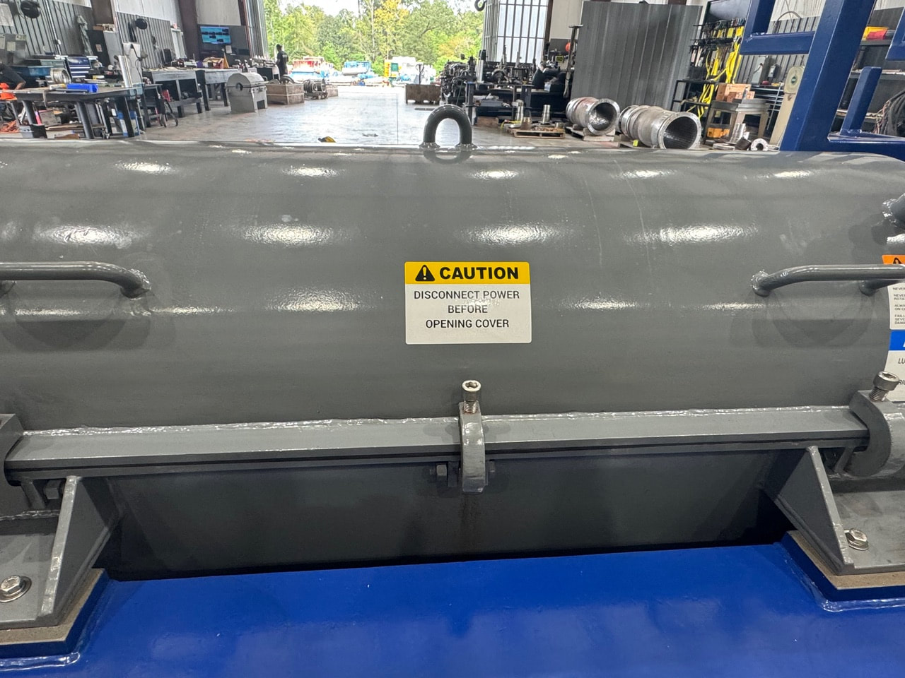 18" x 50" United #SS1000, decanter centrifuge, 60 HP, 80:1 gearbox, 5° beach - Image 6