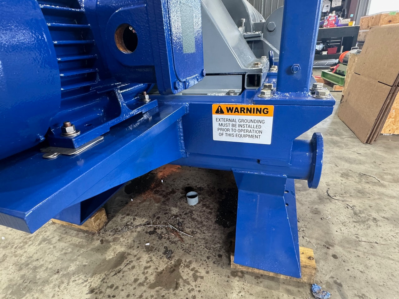18" x 50" United #SS1000, decanter centrifuge, 60 HP, 80:1 gearbox, 5° beach - Image 8