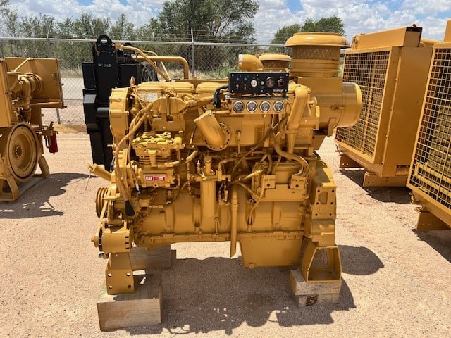 450 HP Caterpillar #C15, industrial diesel engine, 1800 RPM, 753 hours, rblt. - Image 1