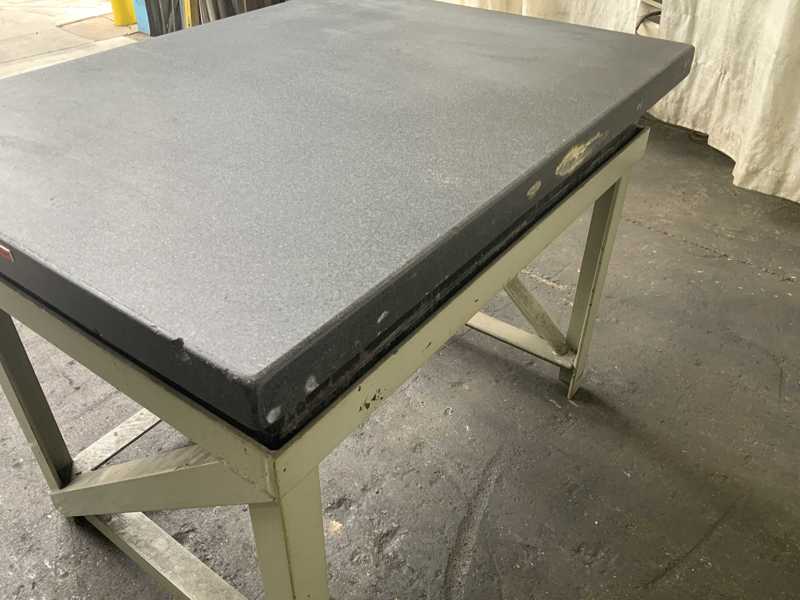 36" x 48" Mitchell, black granite plates, ledges on all 4 sides - Image 3