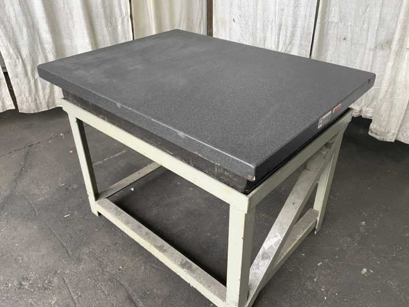 36" x 48" Mitchell, black granite plates, ledges on all 4 sides - Image 5