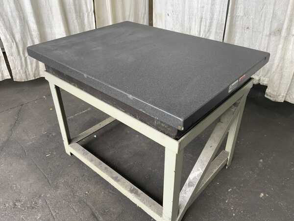 36" x 48" Mitchell, black granite plates, ledges on all 4 sides - Image 10