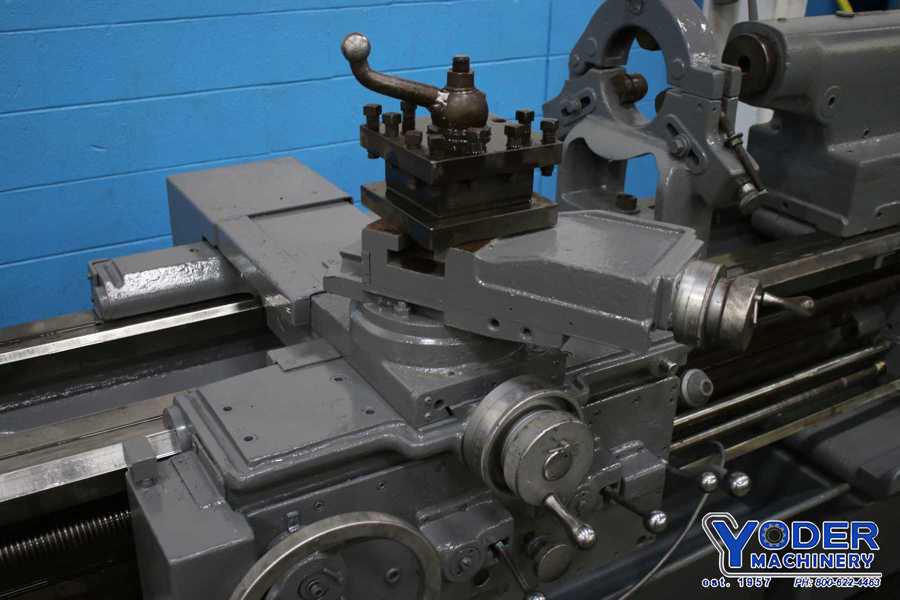 24" x 84" Monarch #62, engine lathe, 4-jaw 12" chuck, coolant, thread dial, chip pan, 20 HP - Image 8