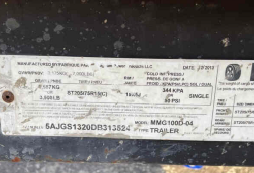 86 KW Magnum #MMG100D, trailer mounted, Tier 4i, sound attenuated enclosure, 120/240/208/277/480 Volts, 9583 - Image 5