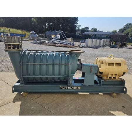 2800 cfm, Hoffman #65108A, multi-stage centrifugal exhauster blower, 3550 RPM, 8 stages, 200 HP - Image 4