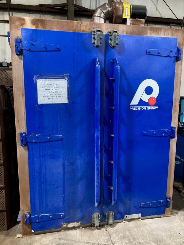 48" width x 48" H x 68" L Precision Quincy, programmable oven, 600°F, Watlow digital programmable - Image 2