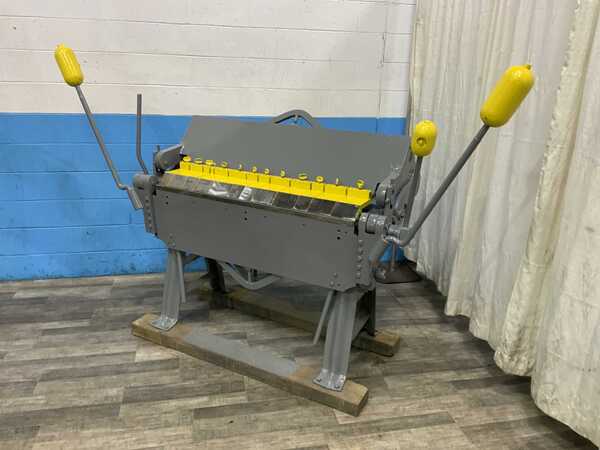 16 gauge x 6' Chicago Dreis & Krump, apron brake, 37" bending height, manual clamping - Image 8
