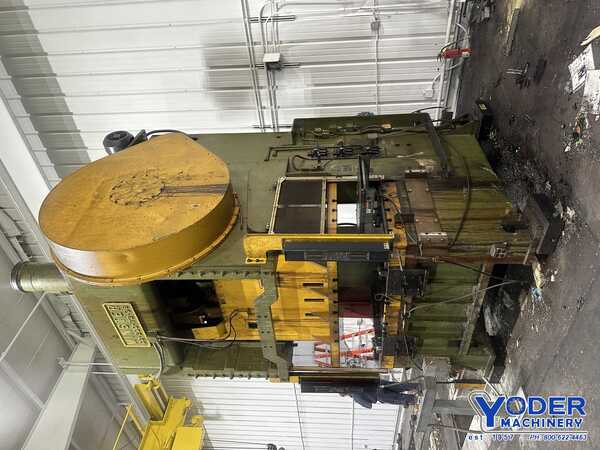 200 Ton, Minster #G2-200-72 Fixed Base, gap frame press, 8" stroke, 30" Shut Height, air clutch & brake - Image 10