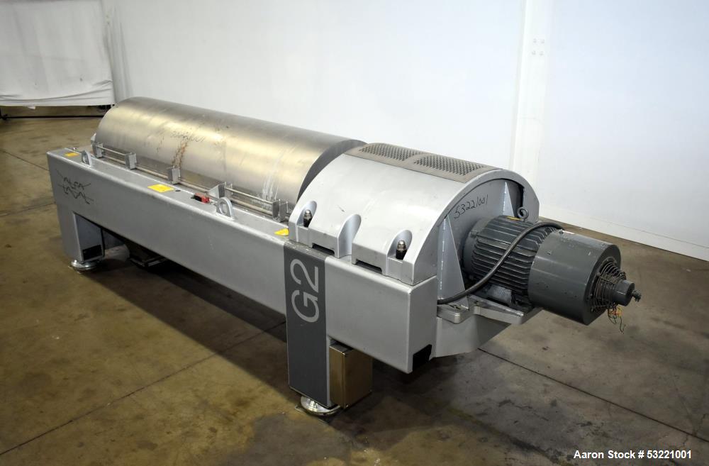 23" x 75" Alfa-Laval #Aldec-G2-60, Decanter Centrifuge, Stainless Steel, 1.2 kg/dm3, 17.7" diameter x 75.2" L - Image 5