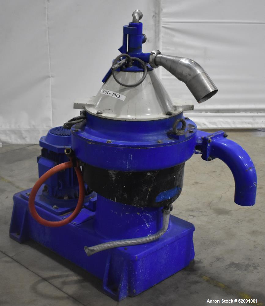 Alfa-Laval #PX-30, Desludger Disc Centrifuge, Stainless Steel, liquid/liquid/solids separation, 8400 RPM - Image 5