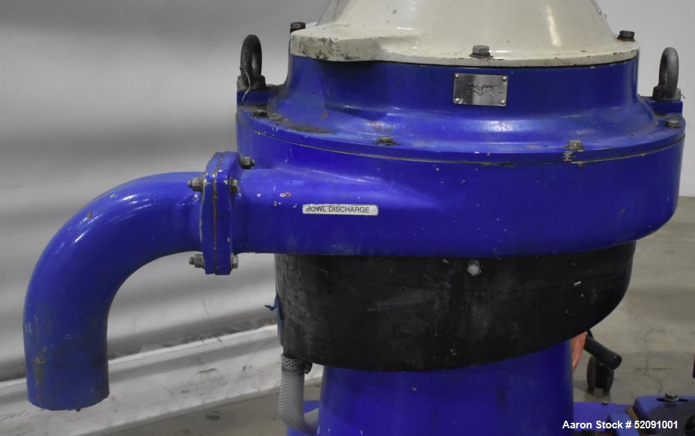 Alfa-Laval #PX-30, Desludger Disc Centrifuge, Stainless Steel, liquid/liquid/solids separation, 8400 RPM - Image 9
