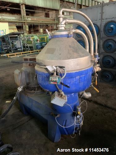 Alfa-Laval #SPQX-512-S-31CG-60, Nozzle Disc Centrifuge, Stainless Steel, liquid/solids separation, 50 HP - Image 3